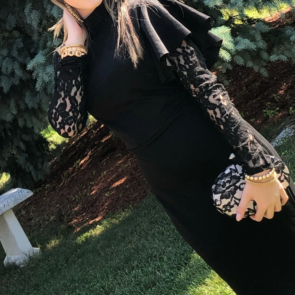 Black evening dress - Picture 5 of 5